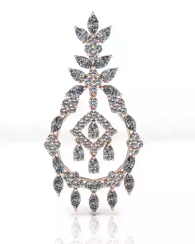 marquise and pear round jewelry pendant