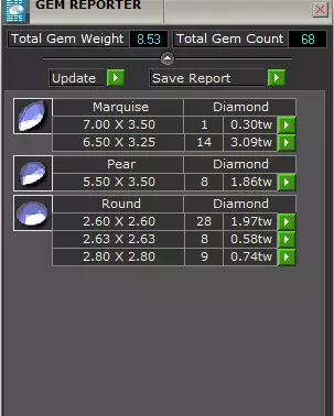 marquise and pear round jewelry pendant 3D print model_6