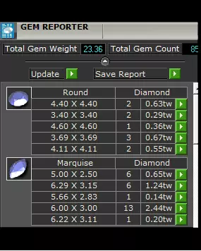 pear and round marquise jewelry ring 3D print model_6