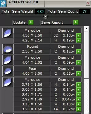 marquise and pear round jewelry ring  3D print model_5