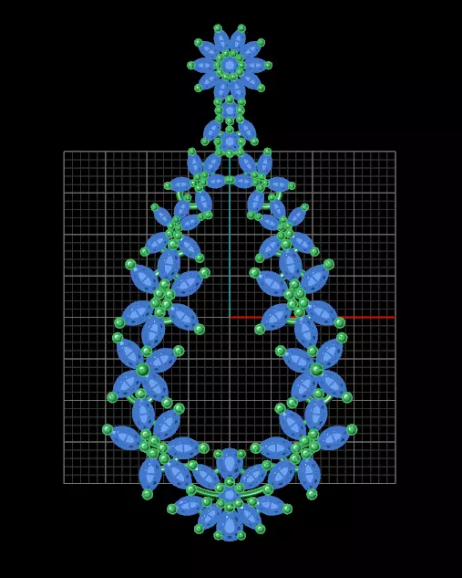 marquise and pear round jewelry ring  3D print model_2