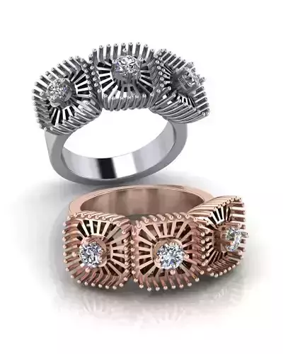 tapers baguette jewelry ring