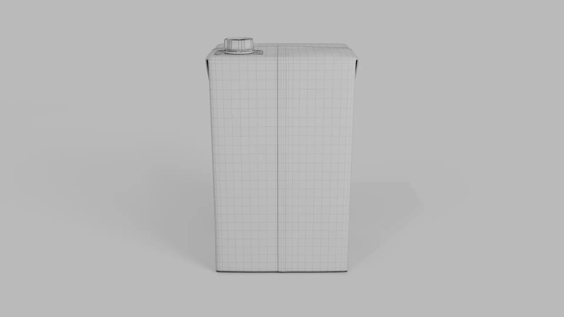Beverage Carton 2000 ml - Customizable Drink Box 3D model_38