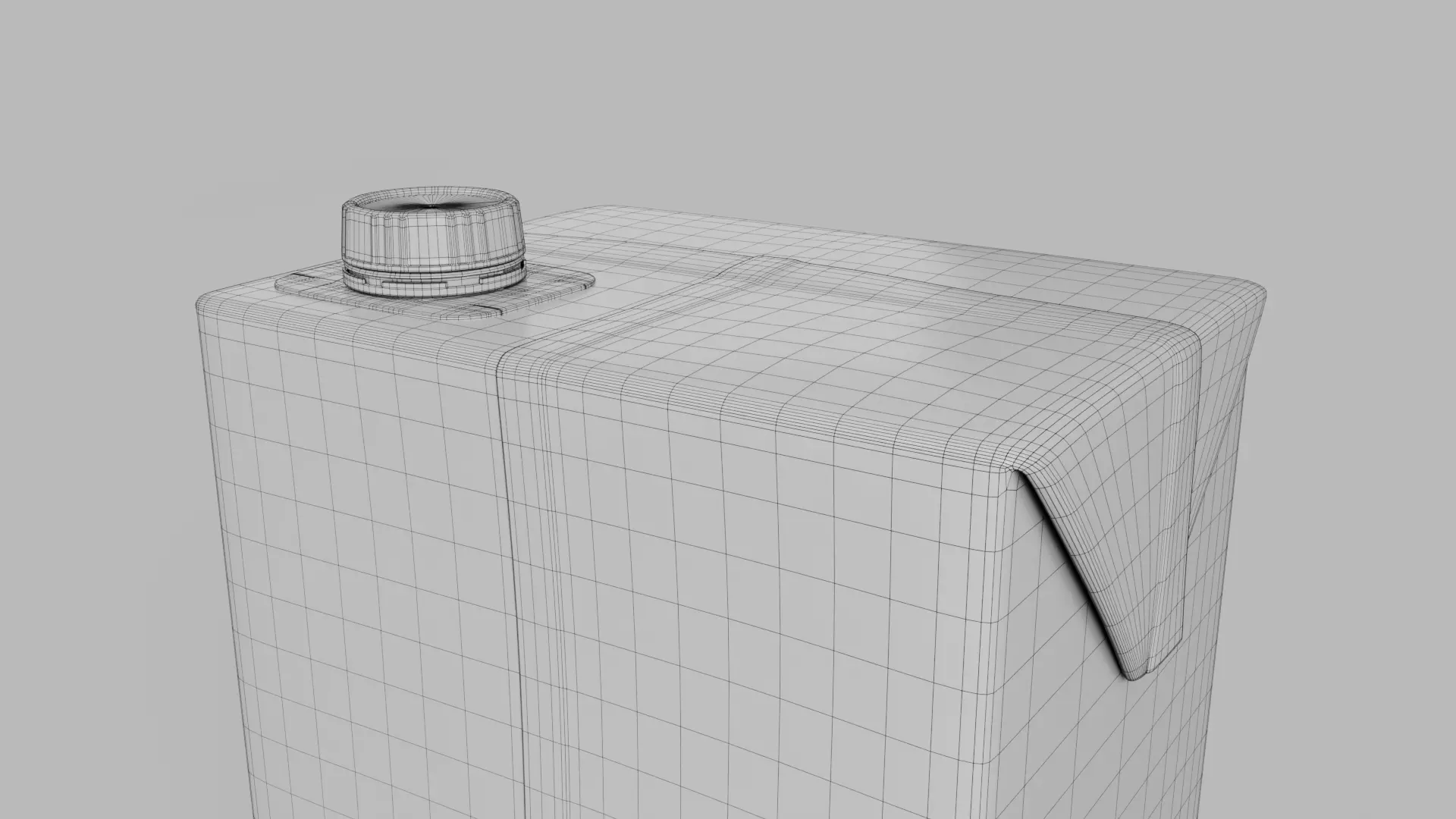 Beverage Carton 2000 ml - Customizable Drink Box 3D model_24