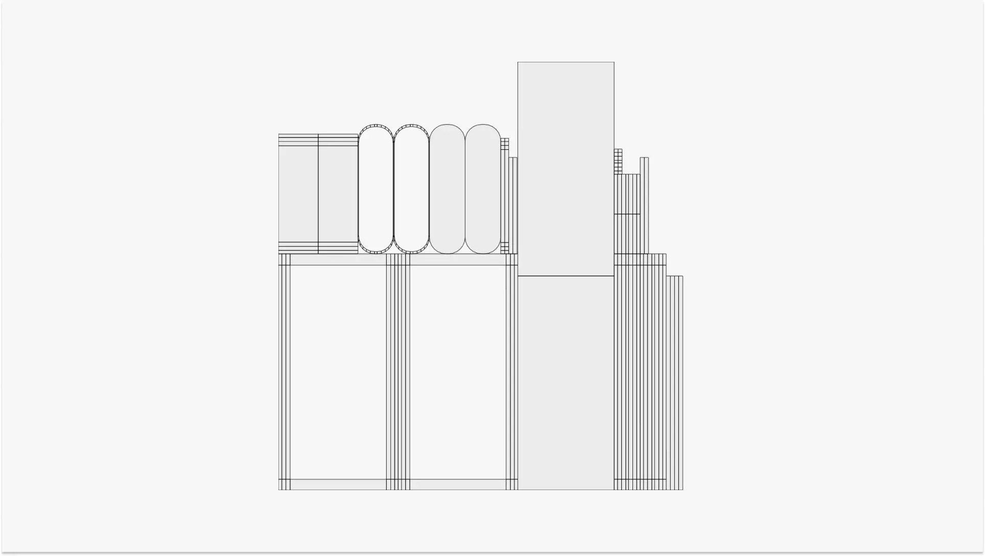 Poster Screen Stand - Geometry Only No Textures No Materials 3D model_7