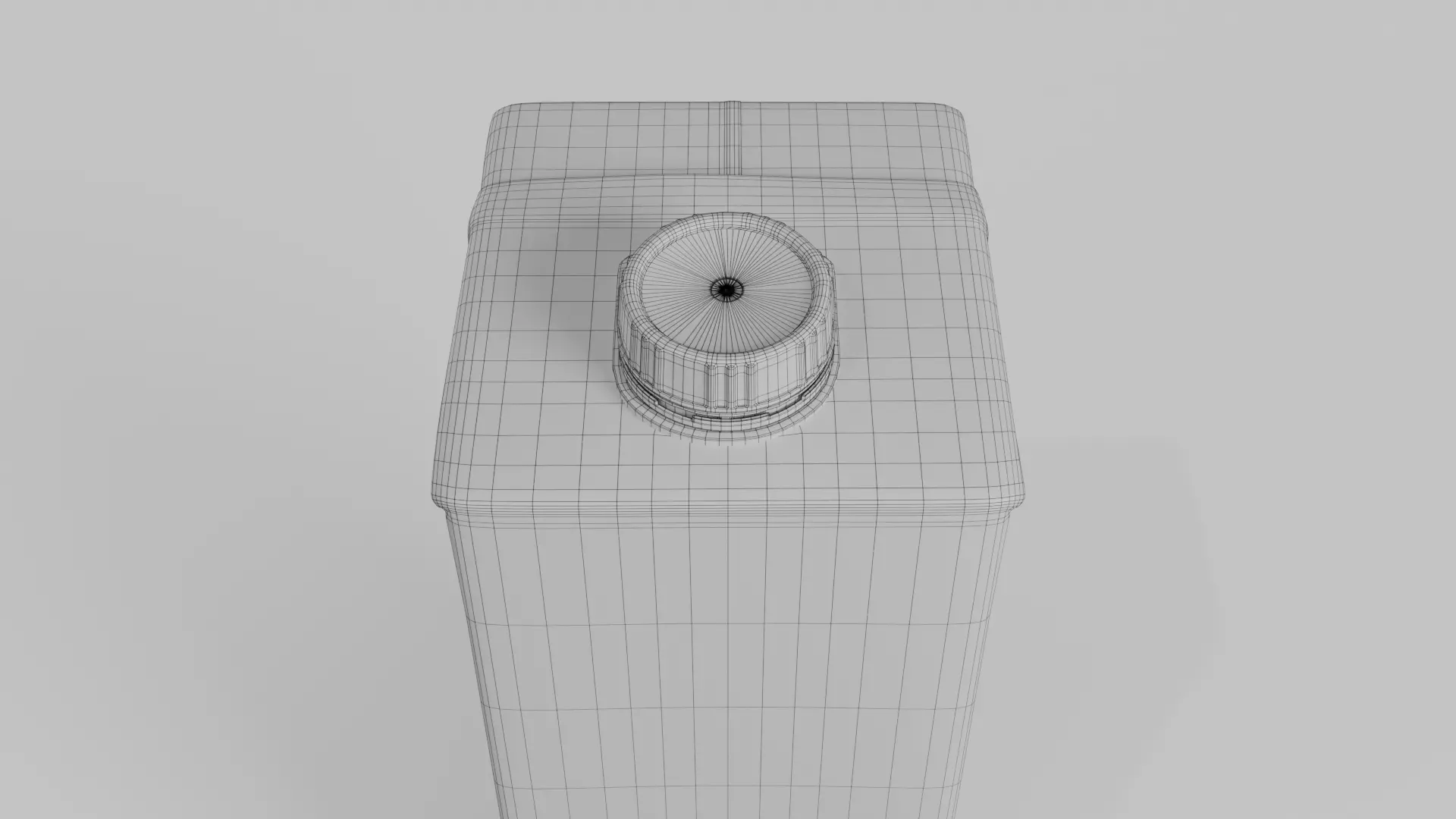 Beverage Carton 1L- Customizable Tilt-Edge Drink Box 3D model_15