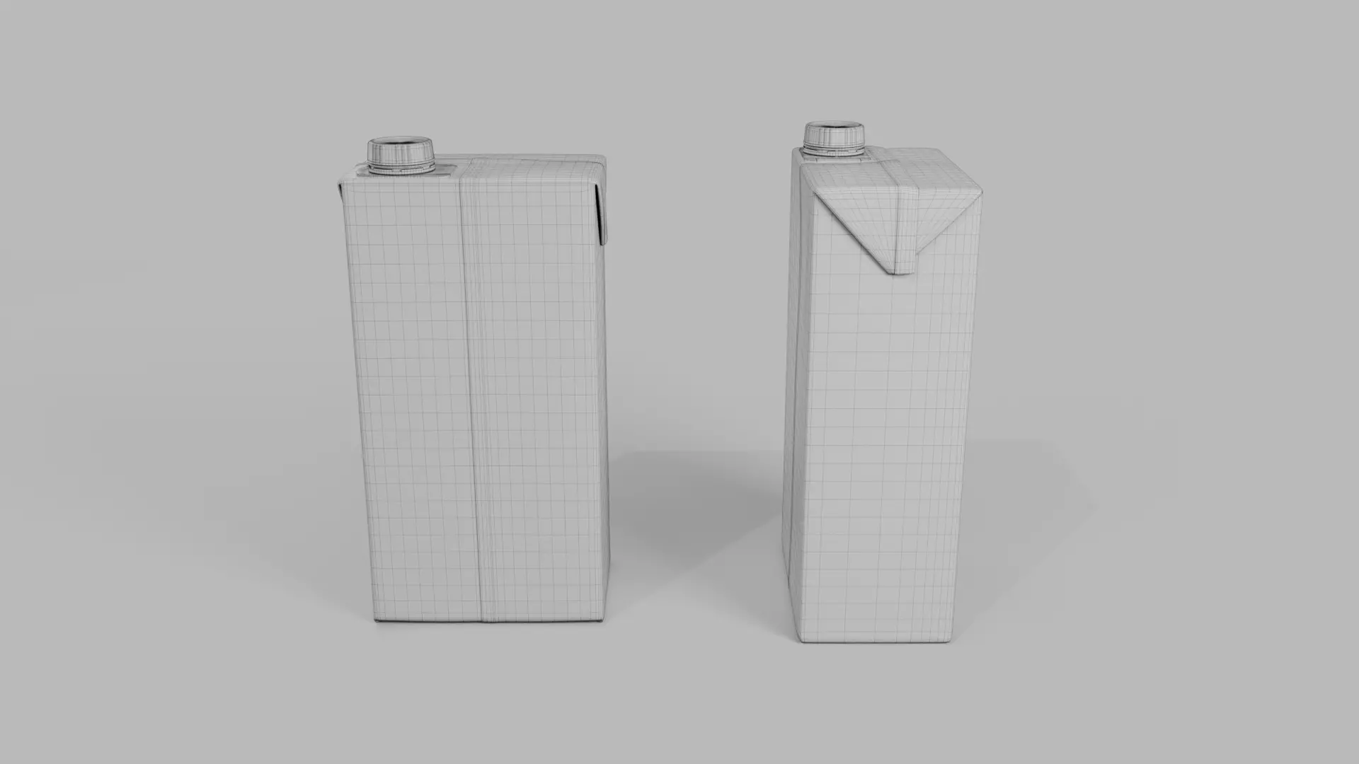 Beverage Carton 1000 ml - Customizable Drink Box 3D model_32