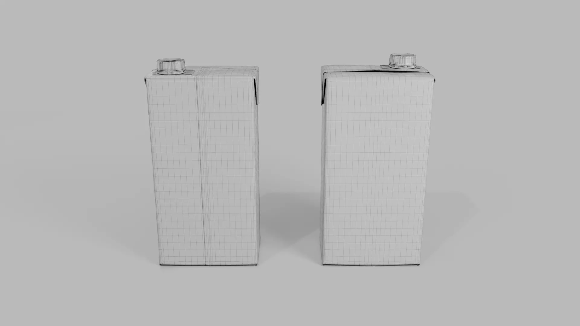 Beverage Carton 1000 ml - Customizable Drink Box 3D model_17