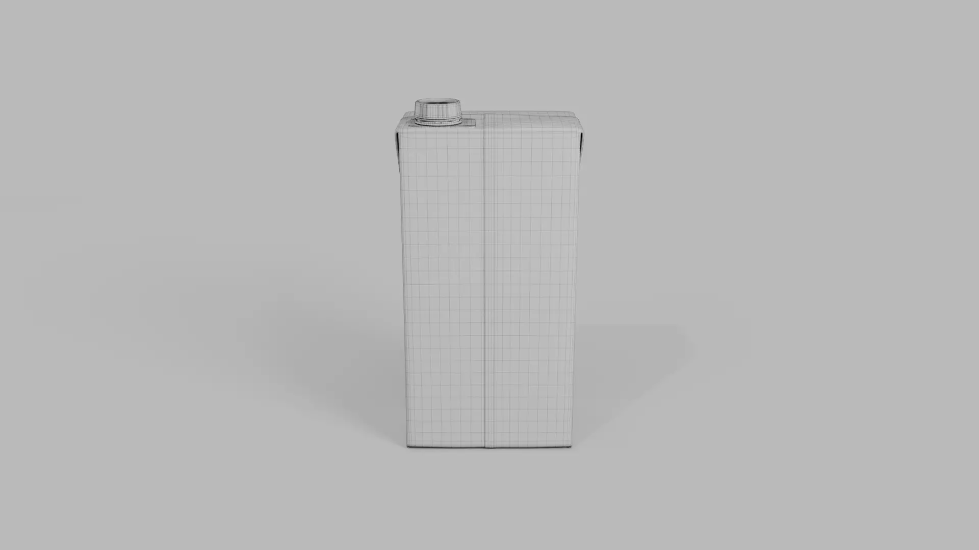 Beverage Carton 1000 ml - Customizable Drink Box 3D model_30