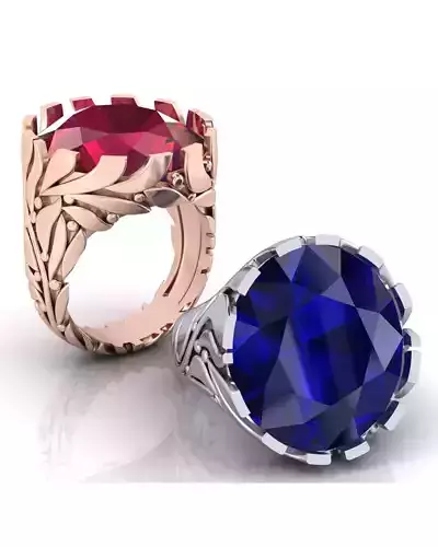 round high jewelry ring