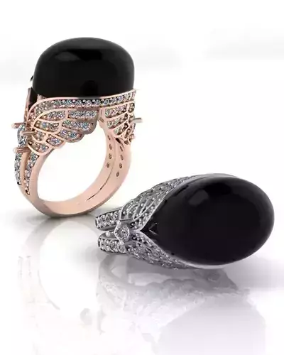 oval high jewelry ring