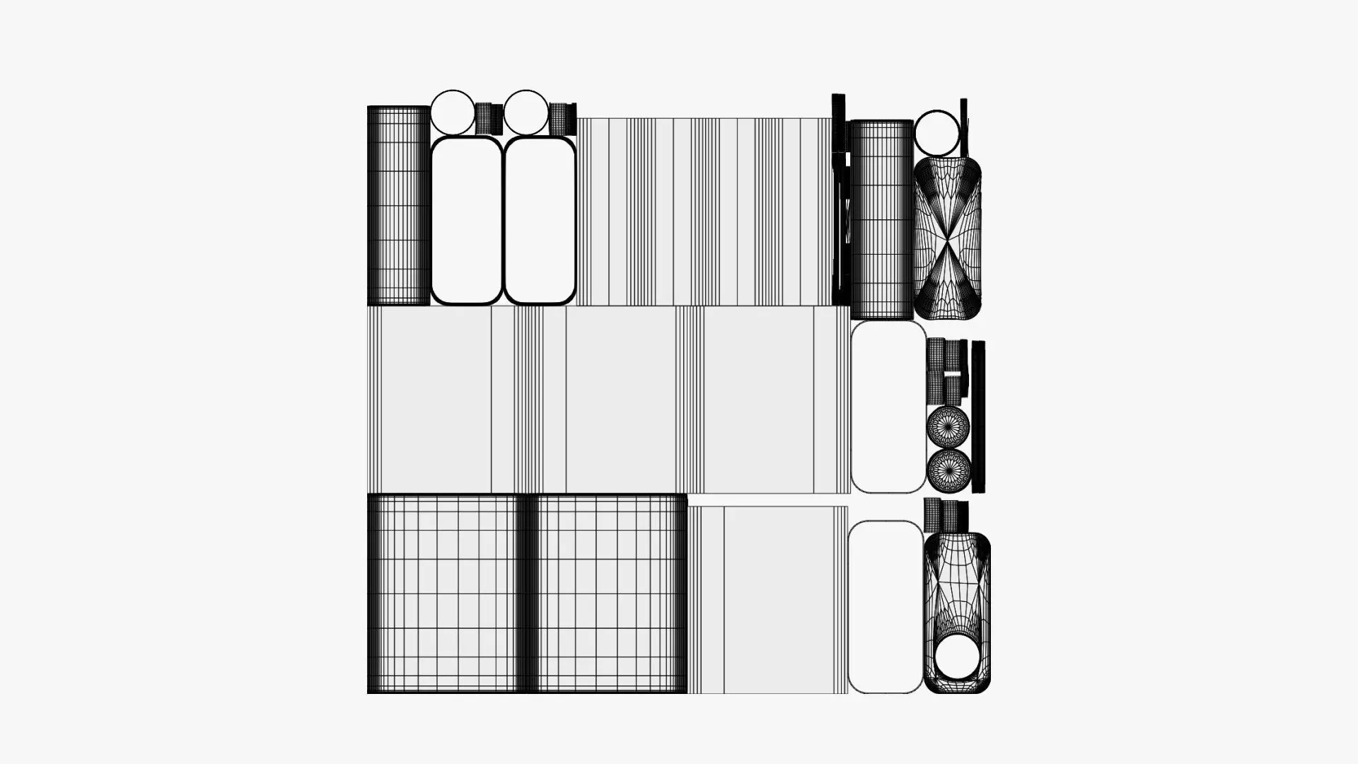 Tin Can Oil - Geometry Only No Textures No Materials 3D model_7