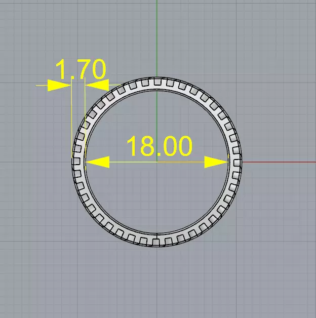 M RINGS N11 3D print model_3
