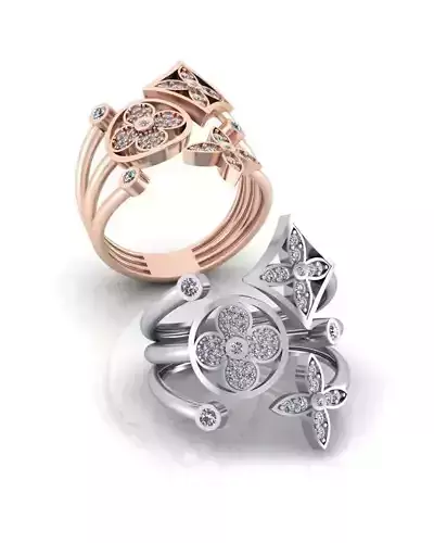 pave setting jewelry ring