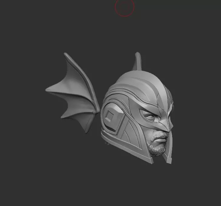 Black Knight Headsculpt for Action Figures 3D print model_4