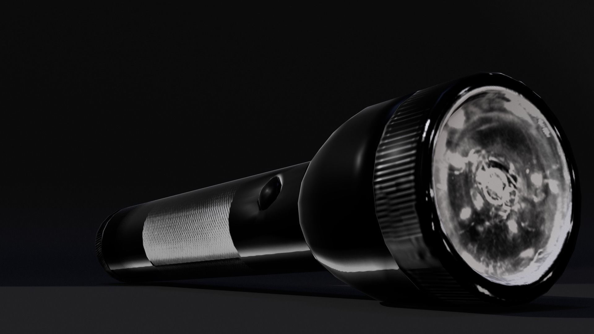 Game Ready Flashlight Low-poly 3D model