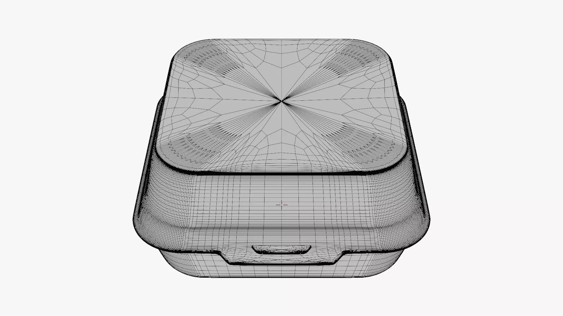 Food Container - Geometry Only No Textures No Materials 3D model_6