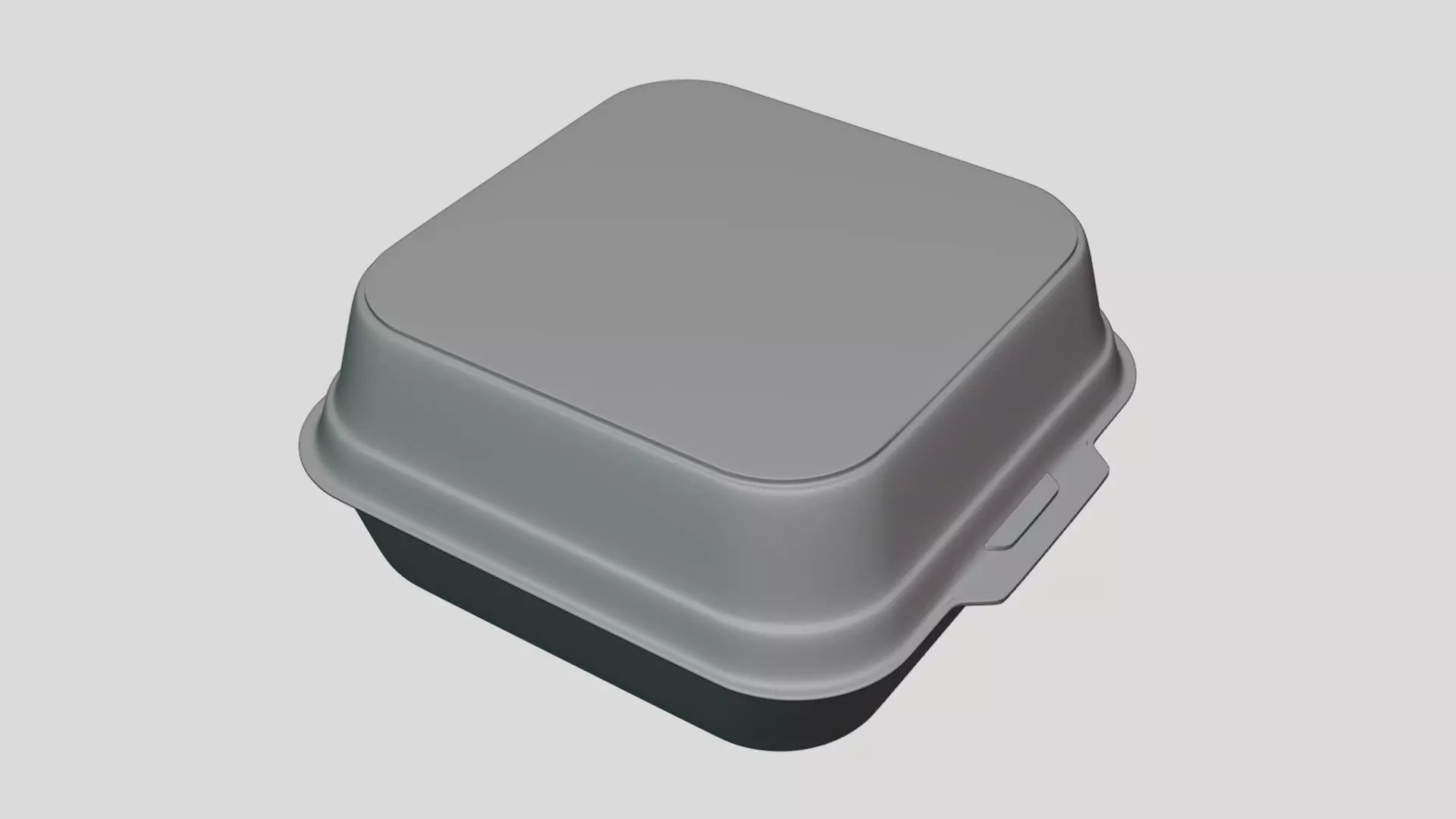 Food Container - Geometry Only No Textures No Materials 3D model_0