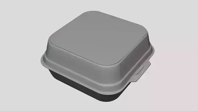 Food Container - Geometry Only No Textures No Materials