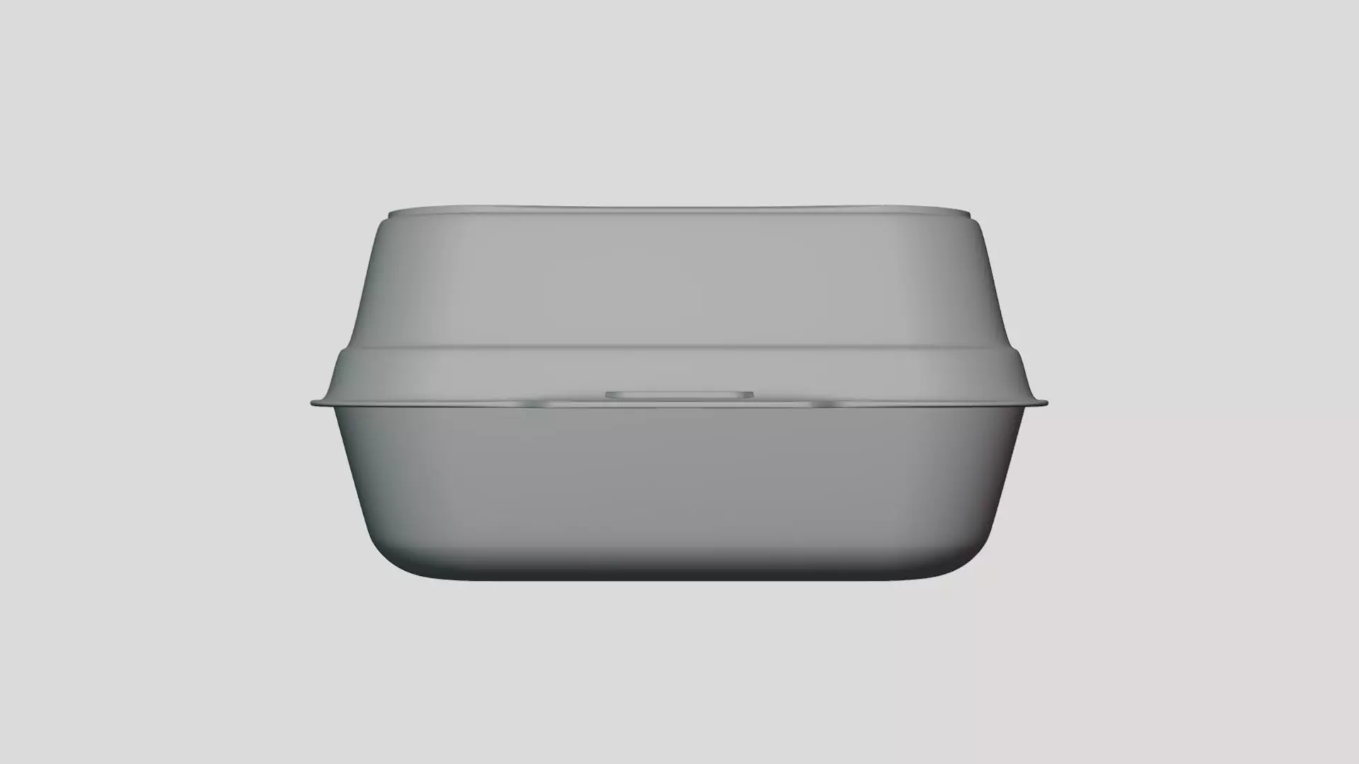 Food Container - Geometry Only No Textures No Materials 3D model_1