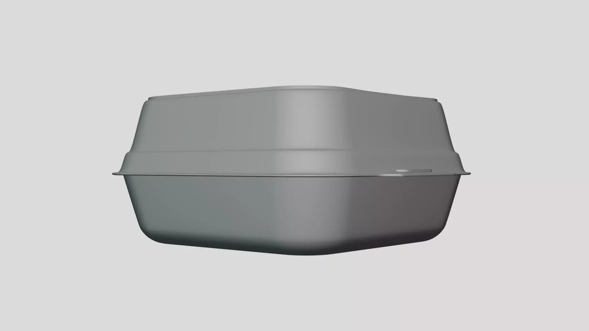 Food Container - Geometry Only No Textures No Materials 3D model_4