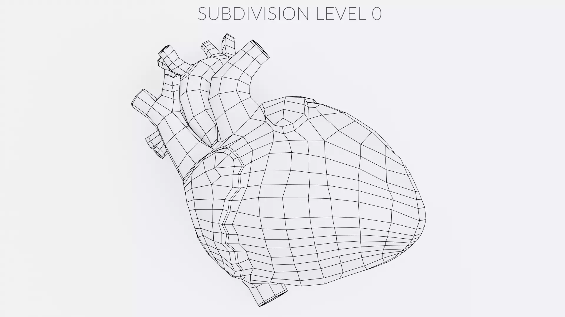 Realistic Human Heart - Rigged and Animated Low-poly 3D model_11