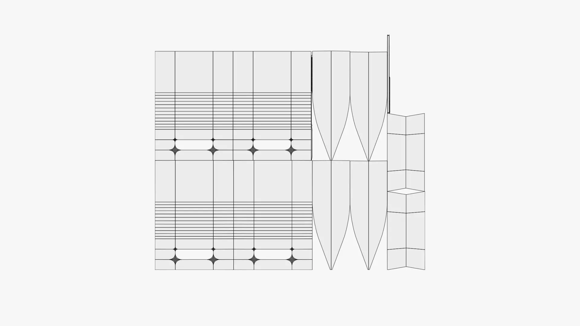 Paper Bag - Geometry Only No Textures No Materials 3D model_7