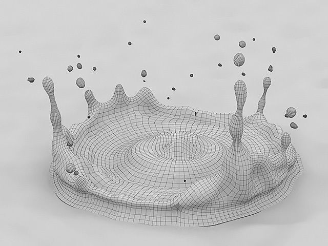 Ultimate Crown Splash Kit Low-poly 3D model_61