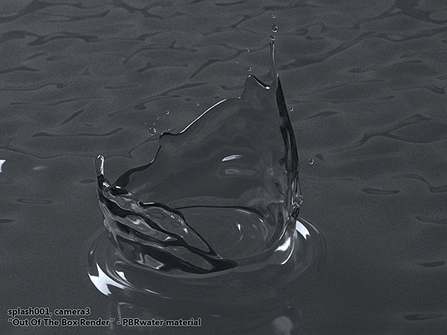 Ultimate Crown Splash Kit Low-poly 3D model_6