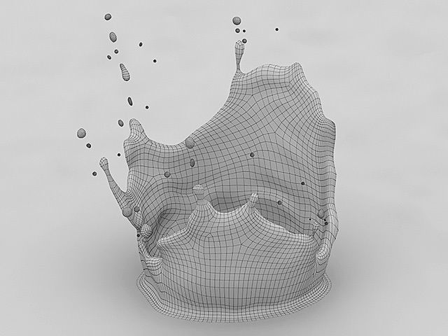 Ultimate Crown Splash Kit Low-poly 3D model_52