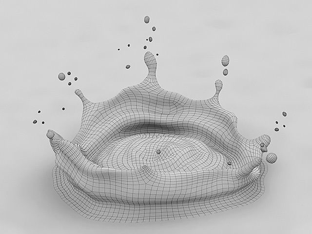 Ultimate Crown Splash Kit Low-poly 3D model_51