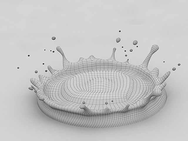 Ultimate Crown Splash Kit Low-poly 3D model_65