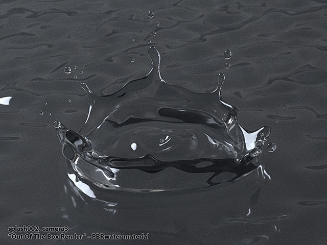 Ultimate Crown Splash Kit Low-poly 3D model_7