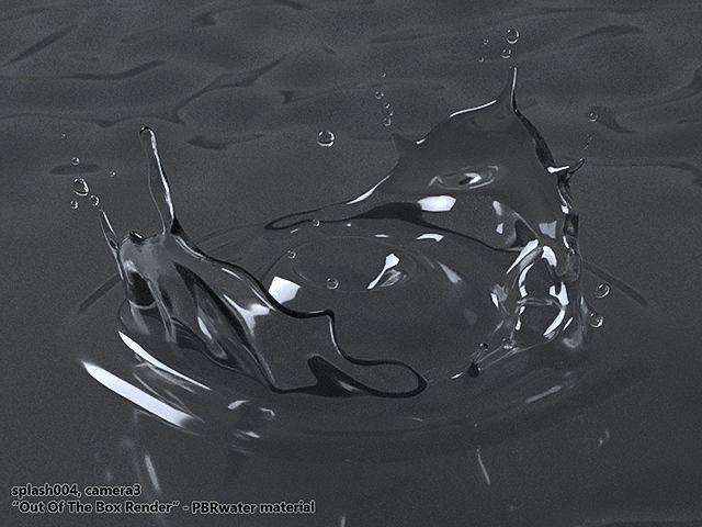 Ultimate Crown Splash Kit Low-poly 3D model_13