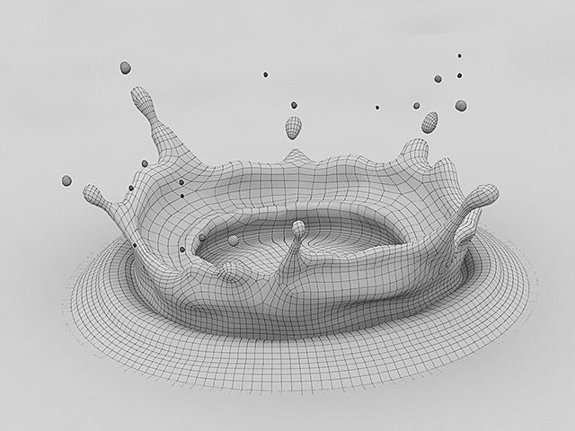 Ultimate Crown Splash Kit Low-poly 3D model_62