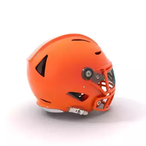 Vibrant Orange Helmet model pack