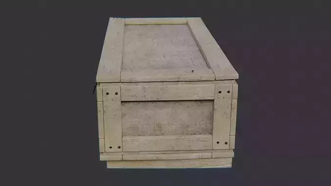 Shipping crate wood prop for scenes