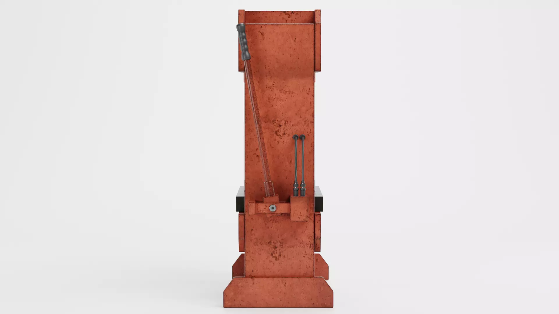 Hydraulic Press V1 - Optimized for Physics Simulations Low-poly 3D model_5