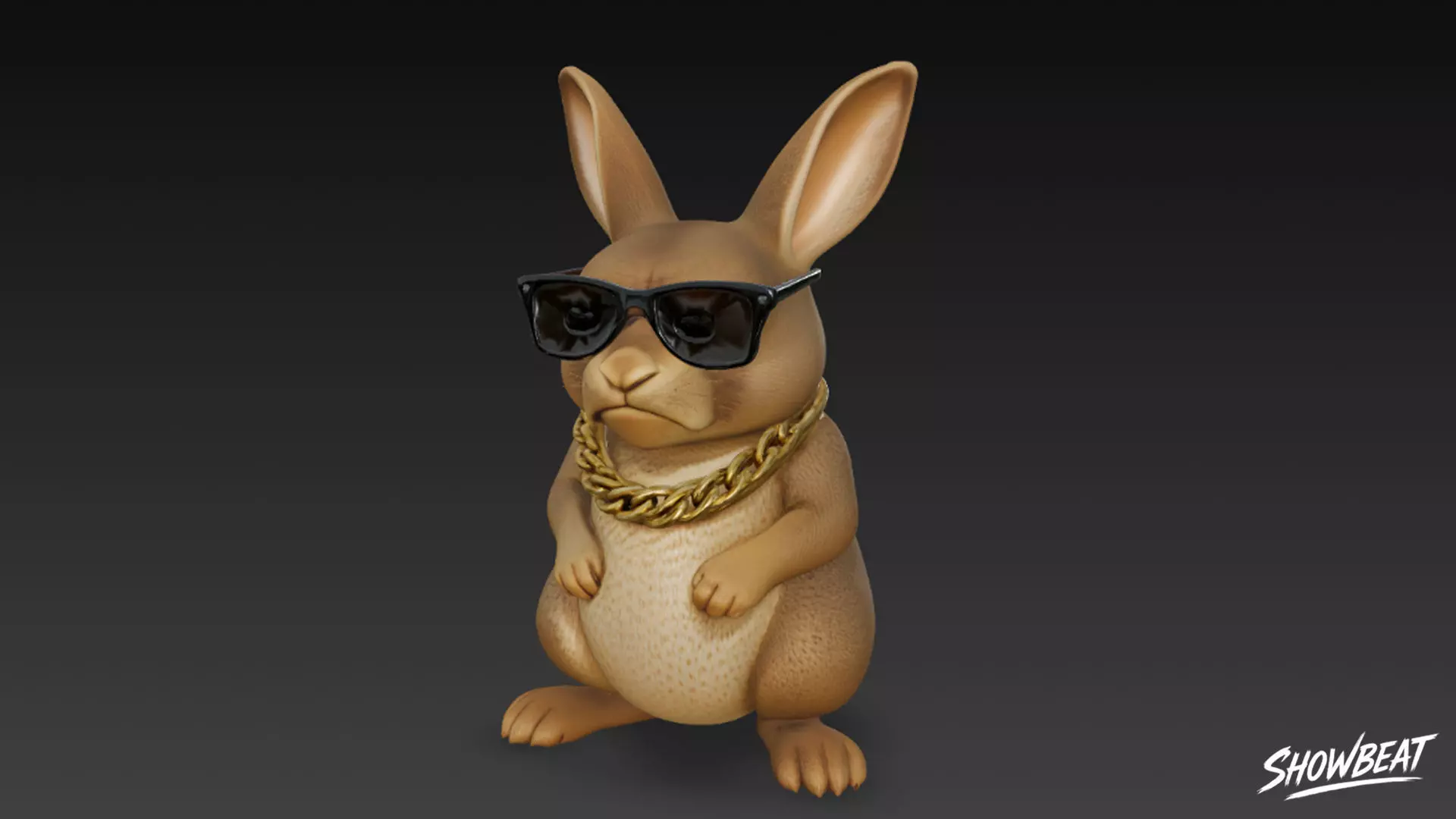 Gangsterito Rabbiniyo - Italian BrainRot Low-poly 3D model