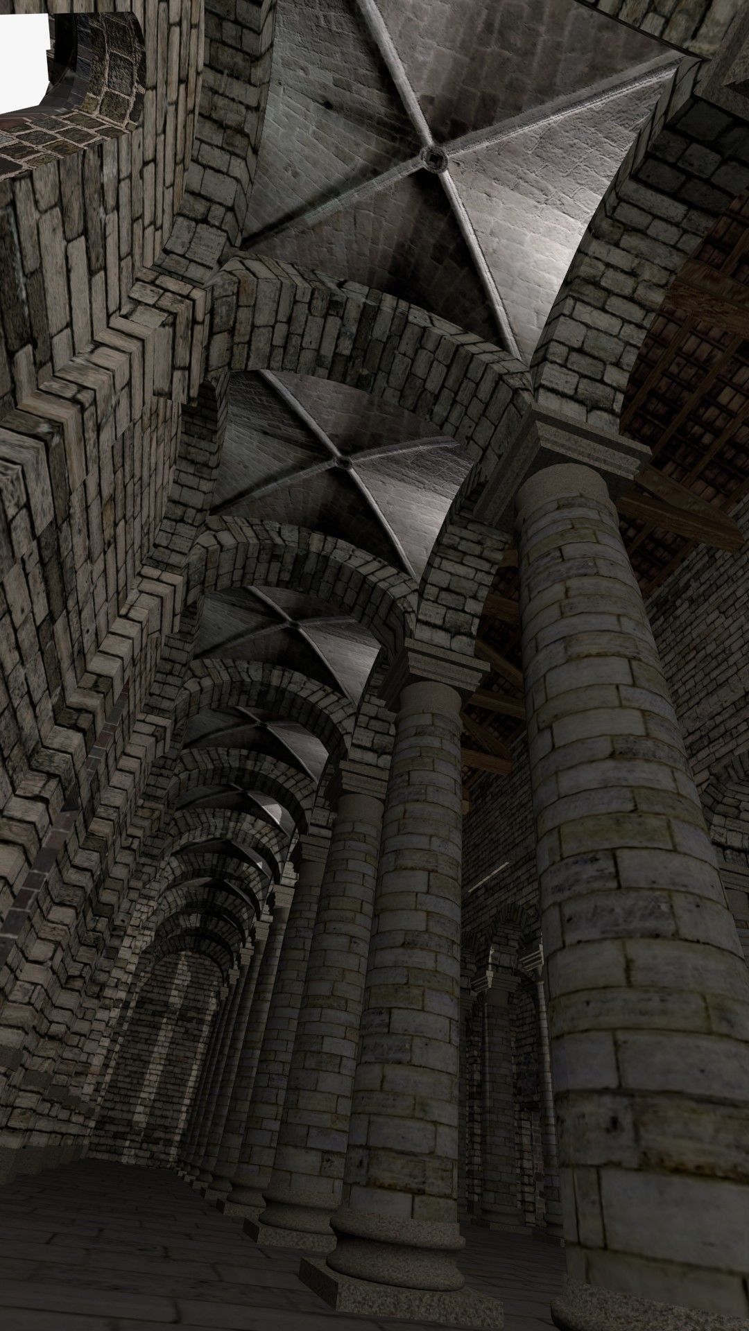 Romanic Style Church of Ardara --Exterior and Interior Low-poly 3D model_21