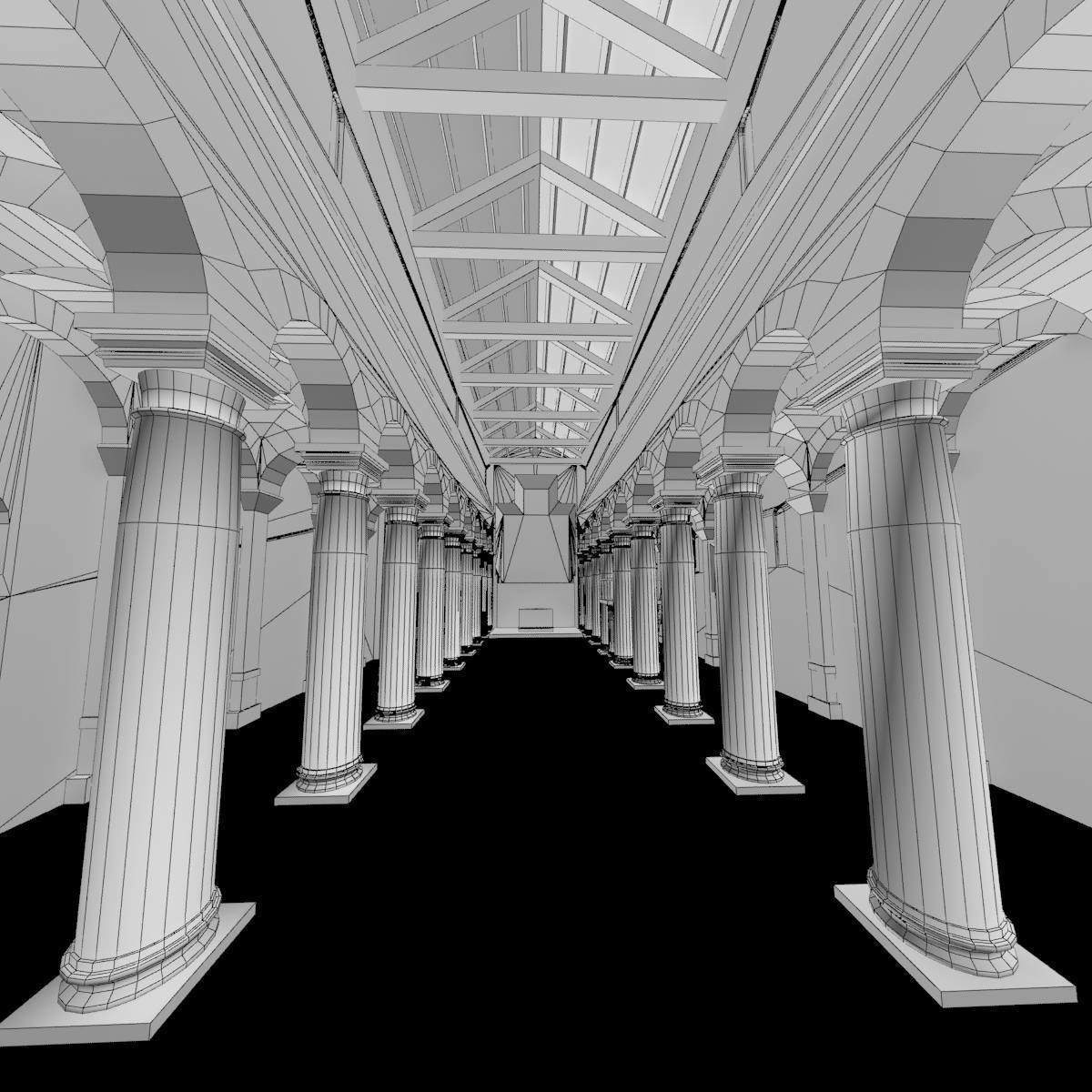 Romanic Style Church of Ardara --Exterior and Interior Low-poly 3D model_14