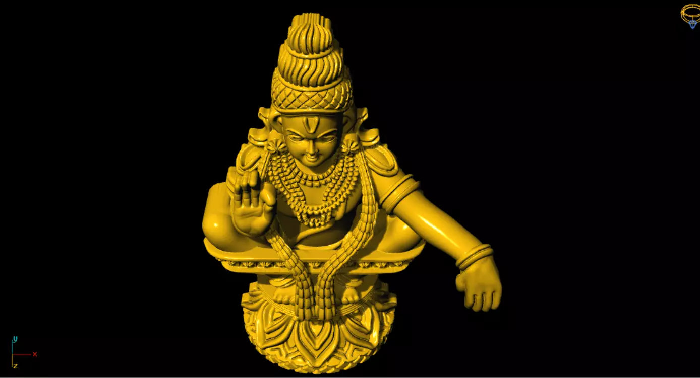 ayyappa model 3D print model_2