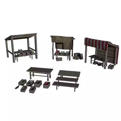 Medieval marketplace