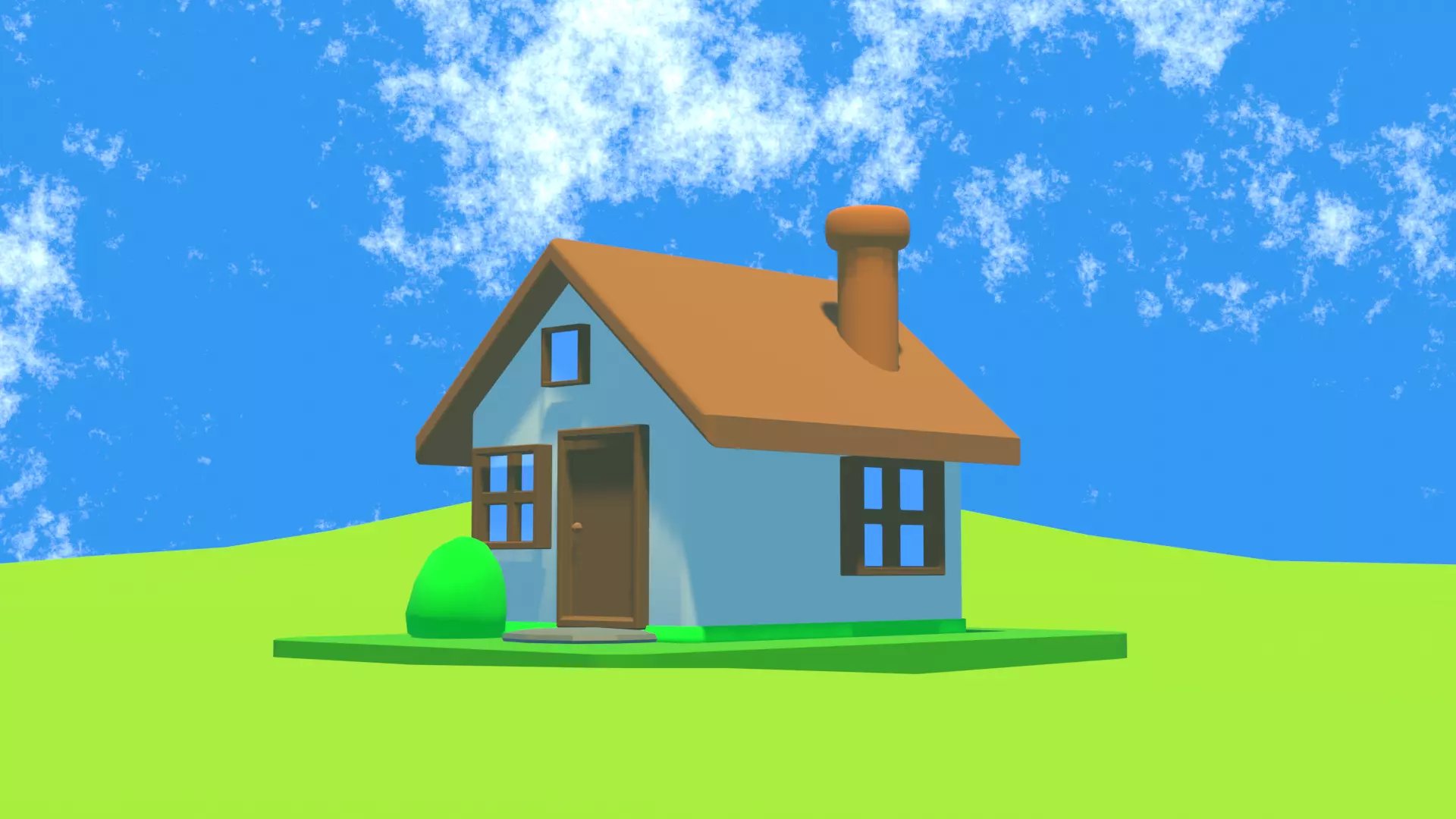 house Free low-poly 3D model