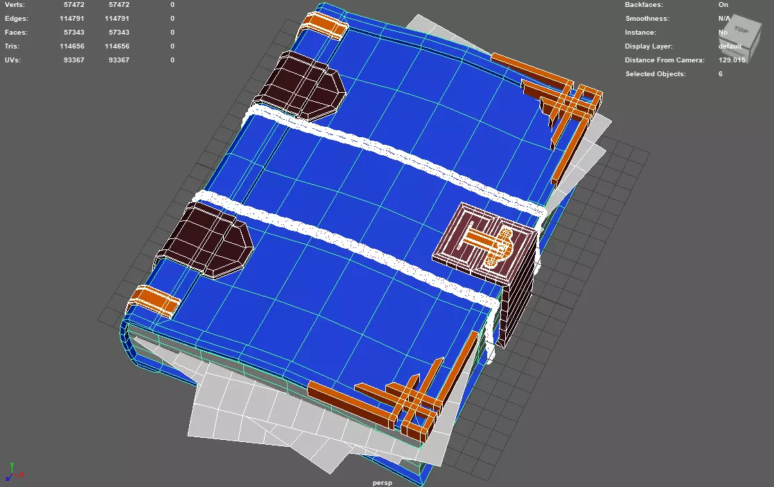 Fantasy Tome Free 3D model_12