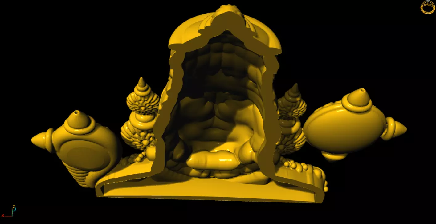 balaji face 3D print model_10