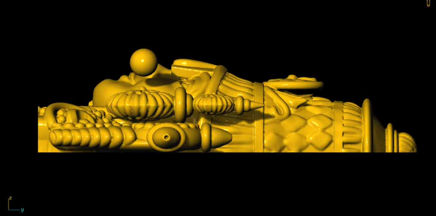 balaji face 3D print model_6