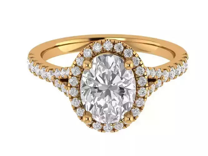 Oval Engagement Ring