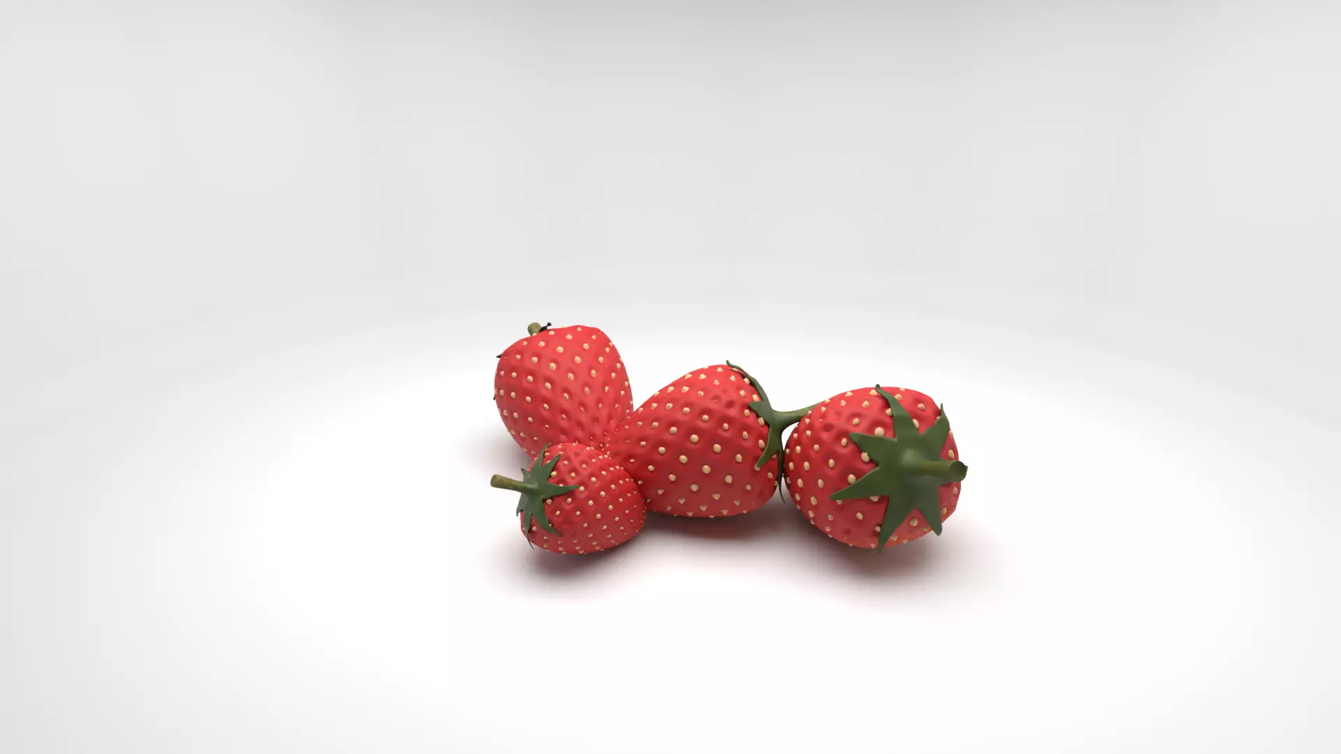 Strawberry 3D model_0