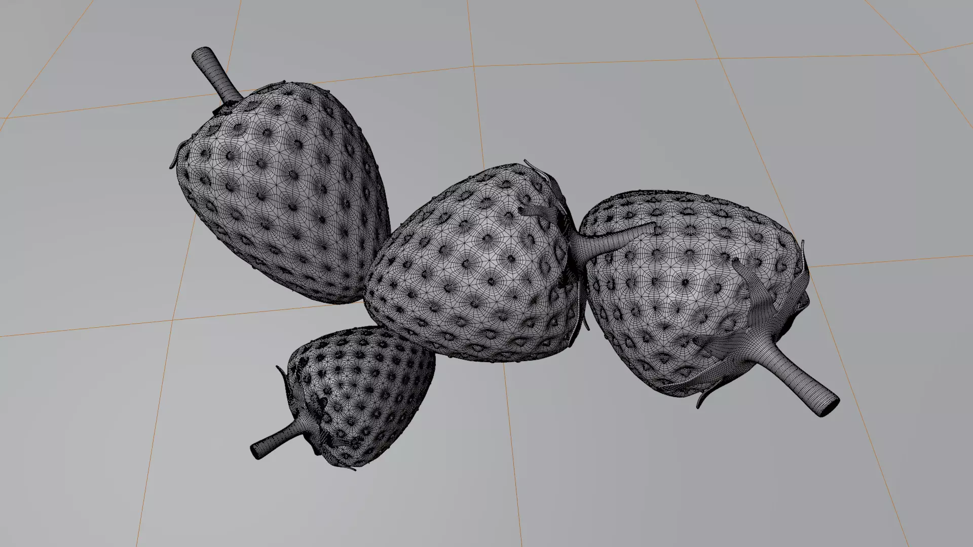Strawberry 3D model_10